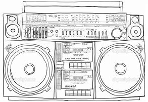 Image result for Old School JVC Boombox