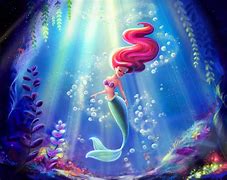 Image result for Ariel Hair Little Mermaid