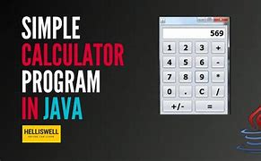 Image result for Simple Calculator Programme Coding in Java
