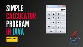 Image result for Calculator Program in Java in YouTube