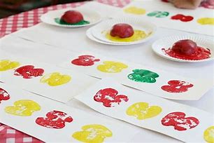 Image result for Apple Print Painting