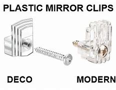 Image result for Mirror Mounting Clips