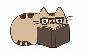 Image result for Pusheen Reading Drawings