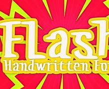 Image result for Flash Font