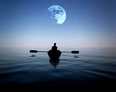 Image result for Sitting in a Fishing Boat at Night