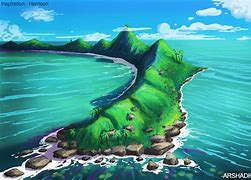 Image result for Island Map Concept Art