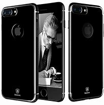 Image result for iPhone 7 Jet Black with a Clear CAES On It