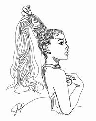 Image result for Free Coloring Pictures of Ariana Grande Poofy Dress