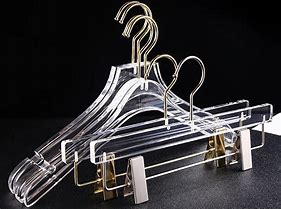 Image result for Acrylic Clothes Rod Hangers