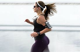 Image result for Woman Wearing a Sporty Black Watch