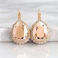 Image result for Rose Gold Earrings JPG Images