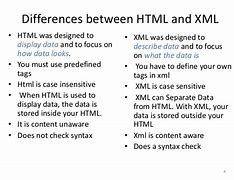 Image result for Limitations of HTML and XML