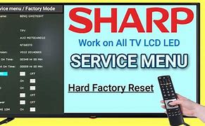 Image result for Sharp TV Factory Reset