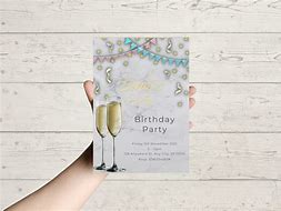 Image result for Champagne Party Invitations