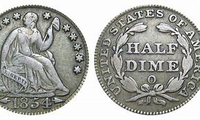 Image result for 1854 Half Dime
