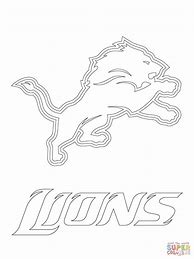 Image result for Lions NFL Coloring Pages