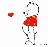 Image result for Winnie the Pooh Holding a Heart