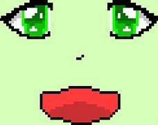 Image result for Pixel Art Face