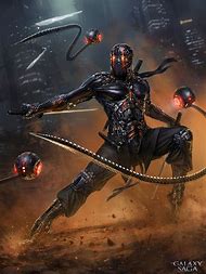 Image result for Sci-Fi Ninja Concept Art