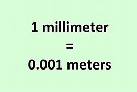 Image result for How Much Is 800 Millimeters in Meters