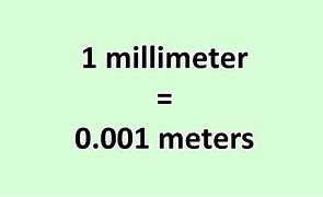 Image result for How Many 876 Millimeters to Meters