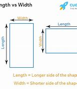Image result for Width Thickness and Hight
