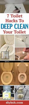 Image result for toilet cleaning hacks