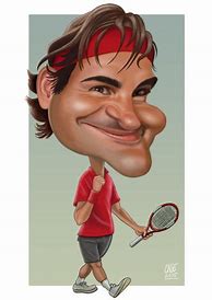 Image result for Roger Federer Cartoon