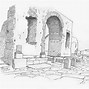 Image result for Pompeii Volcano Drawing