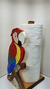 Image result for Standing Parrot Paper Towel Holder