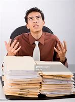 Image result for Overwhelmed Office Worker