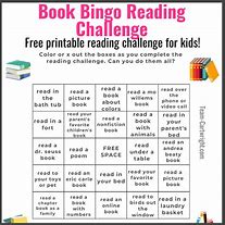 Image result for Book Reading Challenge Printable