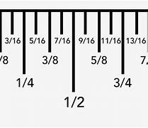 Image result for Show 1 5 16 Inch On Ruler