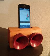 Image result for wooden iphone speakers design