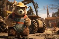 Image result for Old Bear Construction Worker