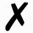Image result for Letter X Bold Transparent Icon
