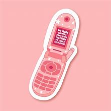 Image result for Flip Phone with Stickers