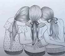 Image result for Best Friend Drawings with Pencil