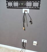 Image result for Wall Mount TV Hide Cable Box