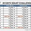 Image result for Squat Challenge for Women