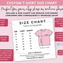 Image result for Size Chart Template