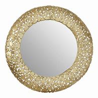 Image result for Round Mirror with Pebble Border