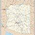Image result for Large Printable Map of Arizona