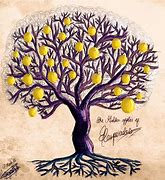 Image result for Golden Apple Tree Art