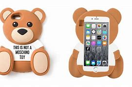 Image result for iPhone 6s Cute Teddy Cases Silicon with Keychain