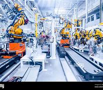 Image result for Robots in a Car Factory