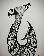 Image result for Fish Hook Tattoo Clip Art