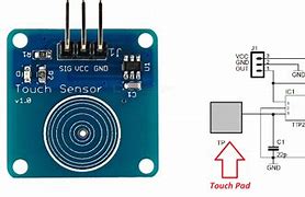 Image result for Capacitive Touch Sensor Diagram
