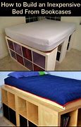 Image result for White Platform Bed with Storage