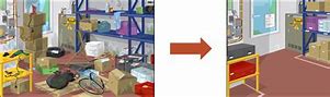 Image result for Warehouse 5S Examples Before and After